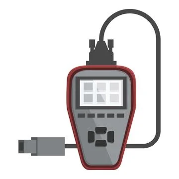 Vector graphic of a digital multimeter, an essential tool for electronic testing Stock Illustration