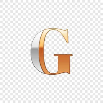 Vector graphic elegant silver and gold impossible font, symbol, alphabet, L.. Stock Illustration
