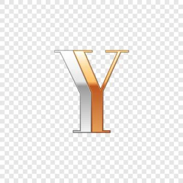 Vector graphic elegant silver and gold impossible font, symbol, alphabet, L.. Stock Illustration