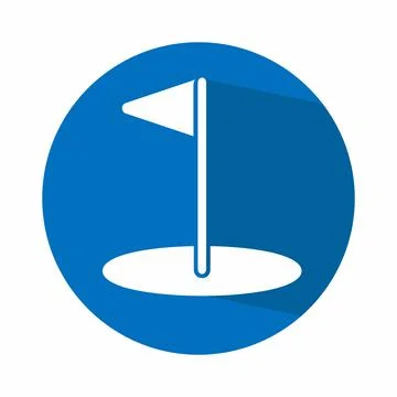 Vector Graphic of - Golf - Flat Style Stock Illustration
