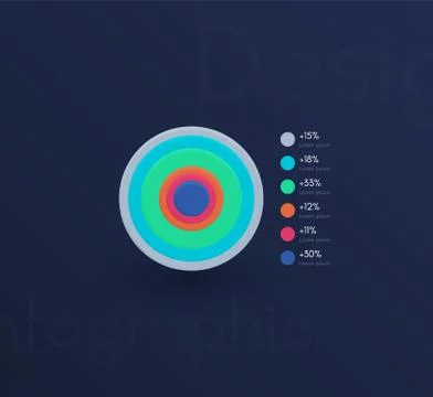Vector graphic infographics. Template for creating web applications, workflow Stock Illustration
