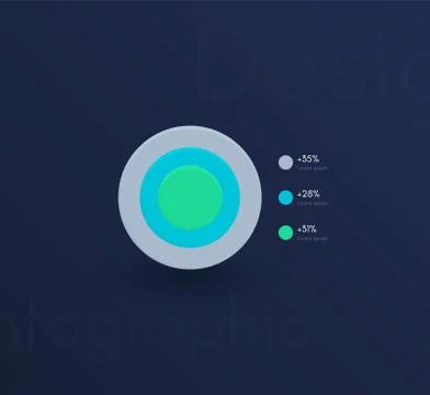 Vector graphic infographics. Template for creating web applications, workflow Stock Illustration