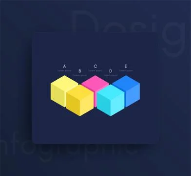 Vector graphic infographics. Template for creating web applications, workflow Illustrazione stock