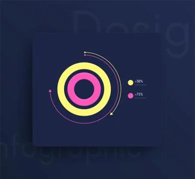 Vector graphic infographics. Template for creating web applications, workflow Stock Illustration