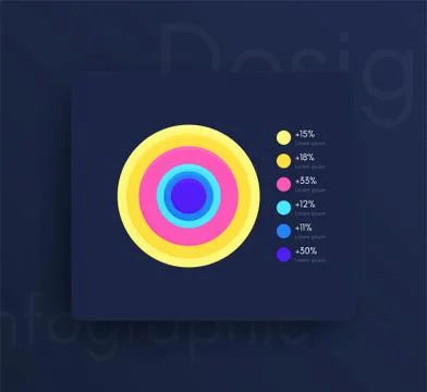 Vector graphic infographics. Template for creating web applications, workflow Illustrazione stock