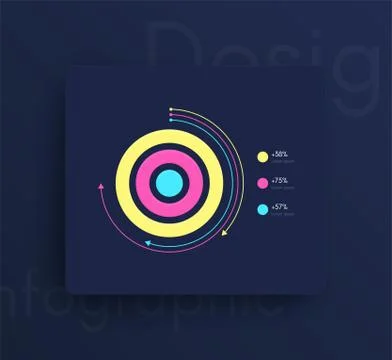Vector graphic infographics. Template for creating web applications, workflow Illustrazione stock