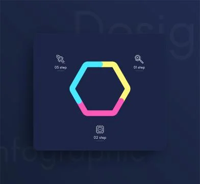 Vector graphic infographics. Template for creating web applications, workflow Illustrazione stock