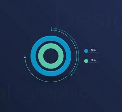 Vector graphic infographics. Template for creating web applications, workflow Stock Illustration