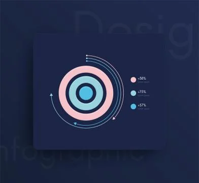 Vector graphic infographics. Template for creating web applications, workflow Stock Illustration