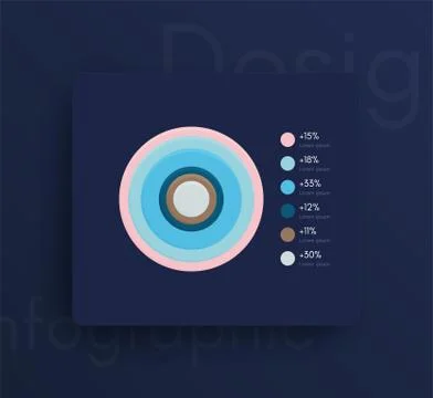 Vector graphic infographics. Template for creating web applications, workflow Stock Illustration