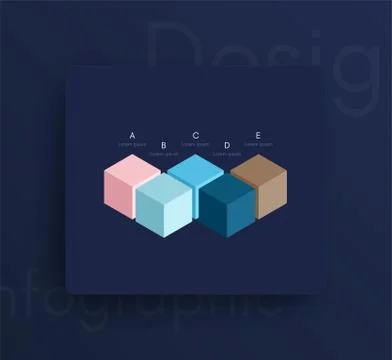 Vector graphic infographics. Template for creating web applications, workflow Stock Illustration