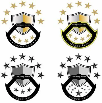Vector graphic for logo and slogan template Stock Illustration