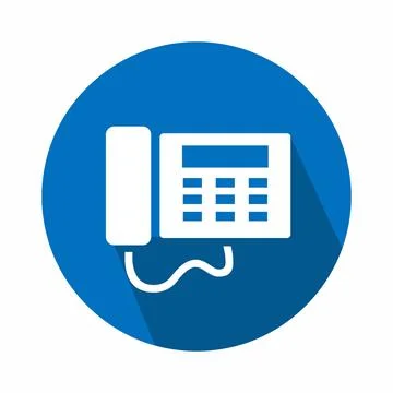 Vector Graphic of Phone - Flat Style - simple illustration. Editable stroke.  Stock Illustration