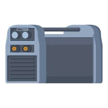 Vector graphic of a portable grey power generator, ideal for emergency and イラスト素材