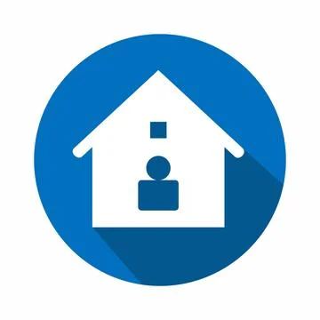 Vector Graphic of Resident - Flat Style Stock Illustration