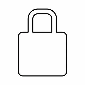 Vector Graphic of Secure - Line Style - simple illustration. Editable stroke. Illustration