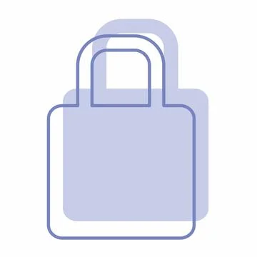 Vector Graphic of Secure - Twins Style - simple illustration. Editable stroke Stock Illustration