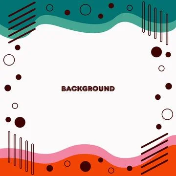 Vector graphics, abstract background in trend colors for presentation, banner, Stock Illustration