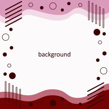 Vector graphics, abstract background in trend colors for presentation, banner, Illustrazione stock