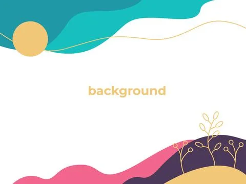 Vector graphics, abstract background in trend colors for presentation, banner, i Stock Illustration