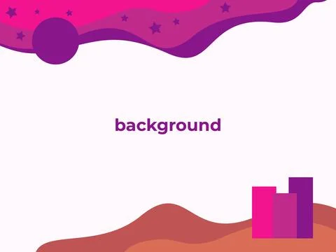 Vector graphics, abstract background in trend colors for presentation, banner, i Illustrazione stock