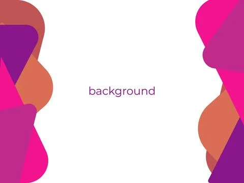 Vector graphics, abstract background in trend colors for presentation, banner, i Illustrazione stock