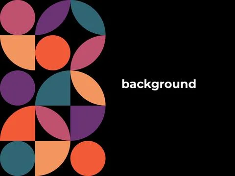 Vector graphics, abstract background in trend colors for presentation, banner, i イラスト素材