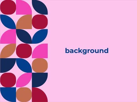 Vector graphics, abstract background in trend colors for presentation, banner, i Illustrazione stock