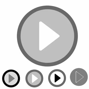 Vector graphics for audio and video clips for your projects and designs Stock Illustration