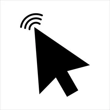 Vector graphics. Click pointer icon. 스톡 일러스트