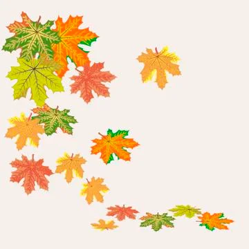 Vector graphics clipart  Leaf Fall Stock Illustration