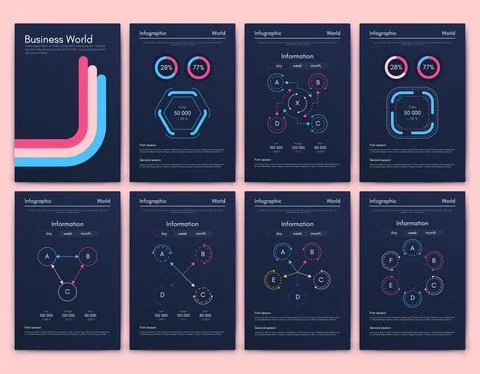 Vector graphics infographics with mobile phone. Template for creating mobile  스톡 일러스트