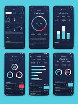 Vector graphics infographics with mobile phone. Template for creating mobile イラスト素材