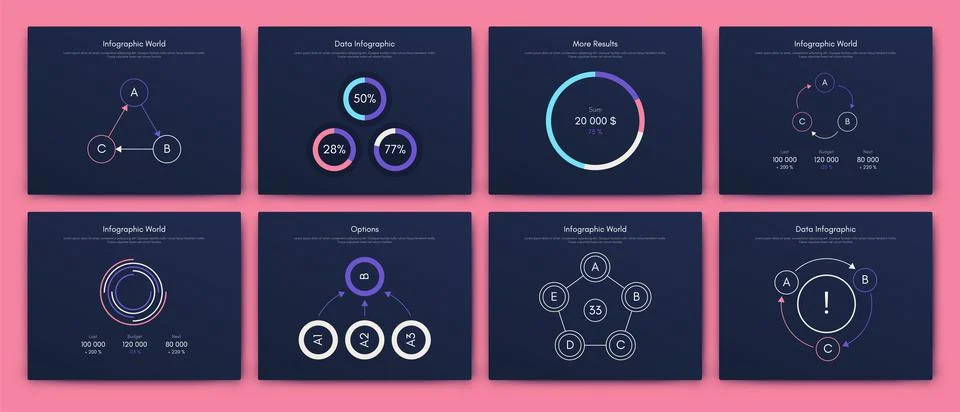 Vector graphics infographics with mobile phone. Template for creating mobile  Stock-Illustration