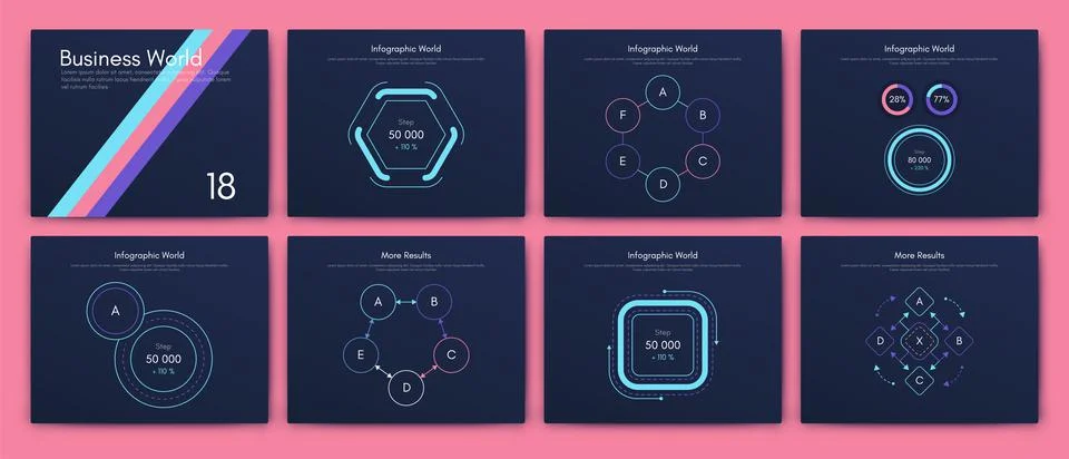 Vector graphics infographics with mobile phone. Template for creating mobile  Stock Illustration