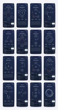 Vector graphics infographics with mobile phone. Template for creating mobile イラスト素材