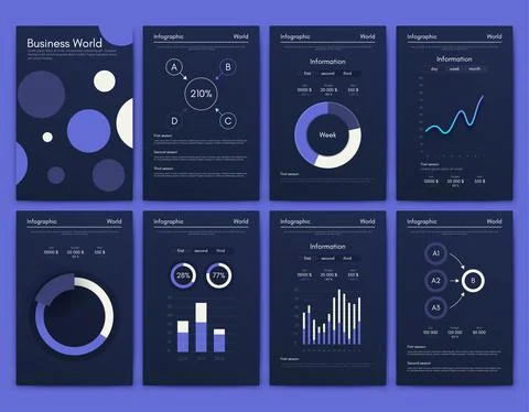 Vector graphics infographics with mobile phone. Template for creating mobile  库存插图