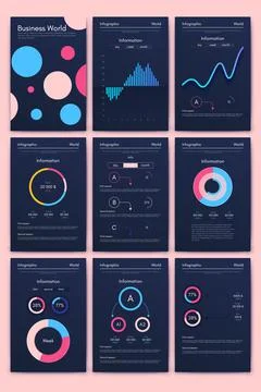 Vector graphics infographics with mobile phone. Template for creating mobile  스톡 일러스트