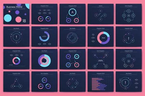Vector graphics infographics with mobile phone. Template for creating mobile  Stock Illustration