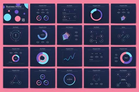 Vector graphics infographics with mobile phone. Template for creating mobile  Stock-Illustration