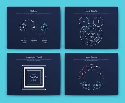 Vector graphics infographics with mobile phone. Template for creating mobile Stock Illustration