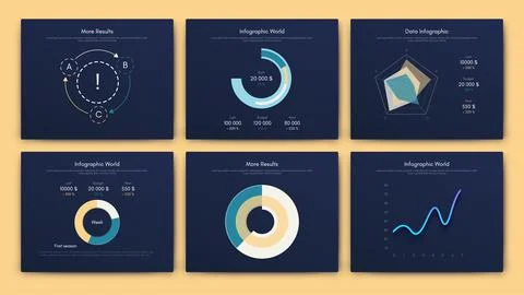 Vector graphics infographics with mobile phone. Template for creating mobile Stock Illustration