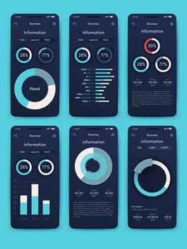 Vector graphics infographics with mobile phone. Template for creating mobile イラスト素材