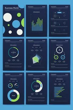 Vector graphics infographics with mobile phone. Template for creating mobile Stock Illustration