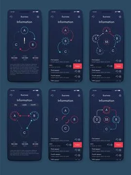 Vector graphics infographics with mobile phone. Template for creating mobile イラスト素材