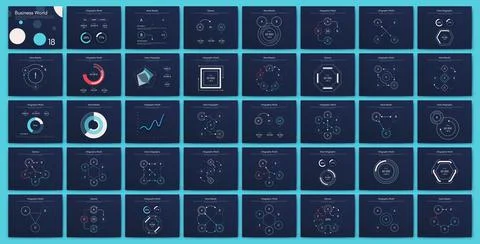 Vector graphics infographics with mobile phone. Template for creating mobile Stock Illustration