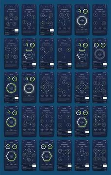 Vector graphics infographics with mobile phone. Template for creating mobile イラスト素材