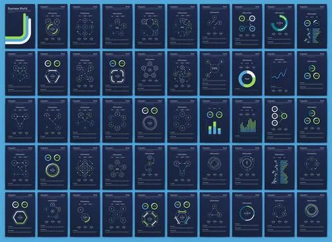 Vector graphics infographics with mobile phone. Template for creating mobile Illustrazione stock