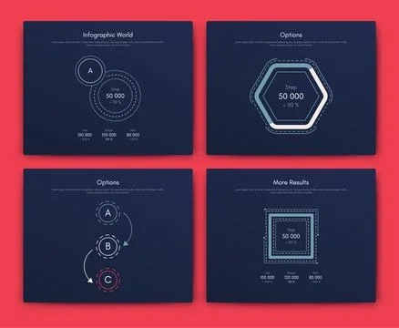 Vector graphics infographics with mobile phone. Template for creating mobile Stock Illustration