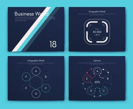 Vector graphics infographics with mobile phone. Template for creating mobile Stock Illustration